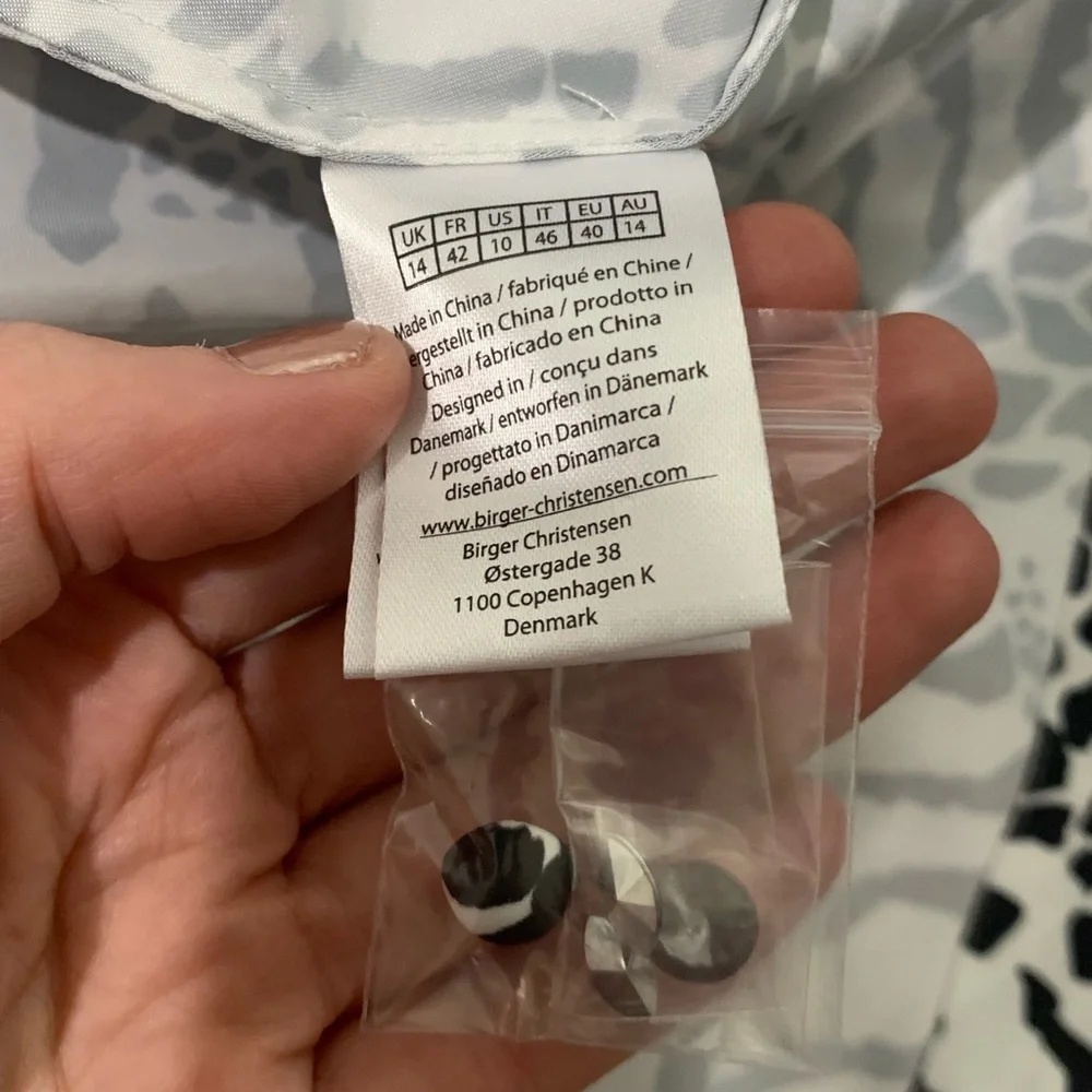 ROTATE by Birger Christensen Tara Taffeta zebra-print minidress - Picture 8 of 13